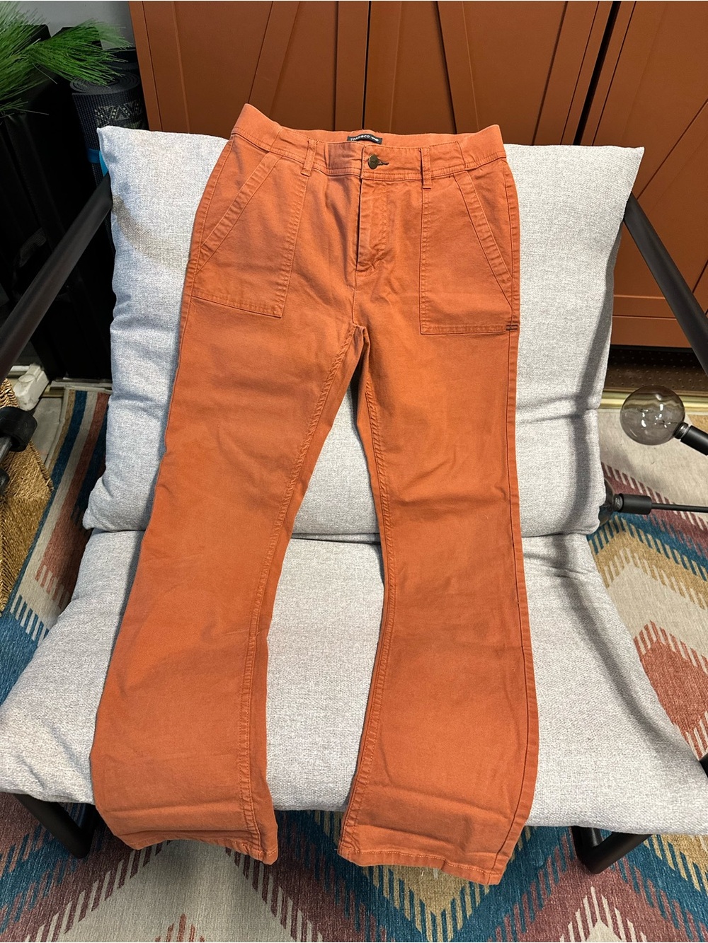 Toad&Co Women's Burnt Orange Boot Cut Pants